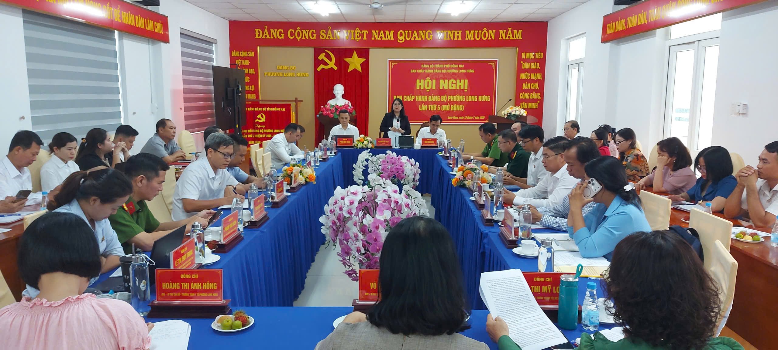 Hội nghị Ban chấp hành Đảng bộ phường Long Hưng lần thứ 5 (mở rộng)