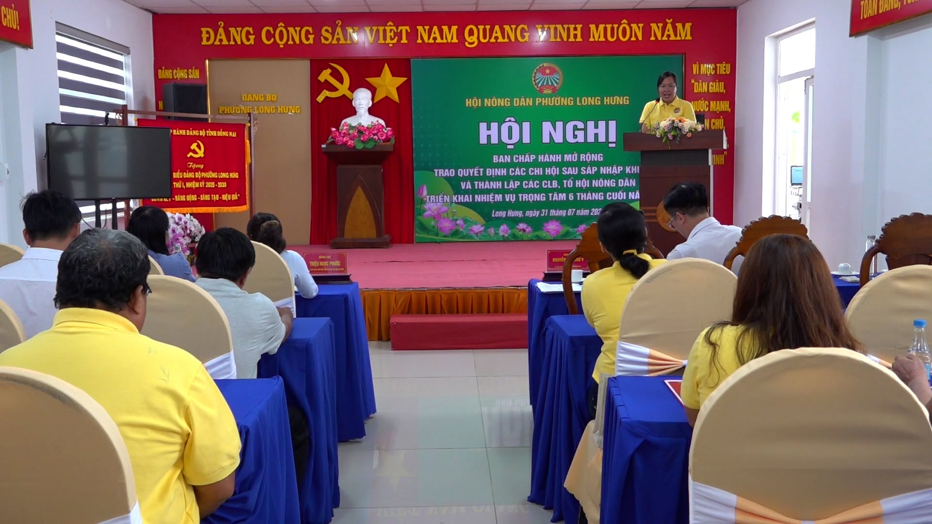 Hội nghị Ban chấp hành mở rộng Hội Nông dân phường Long Hưng